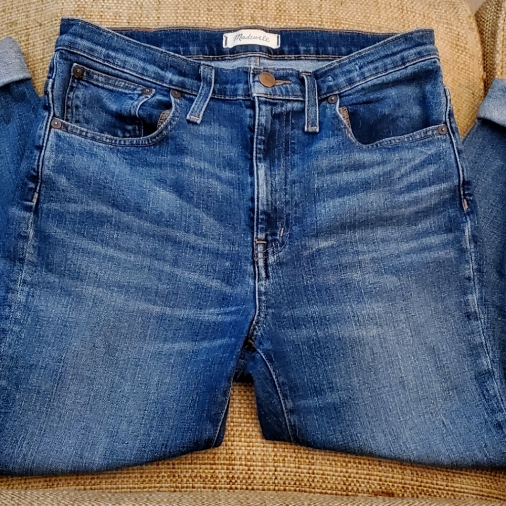 Madewell High Rise Slim Boyjean